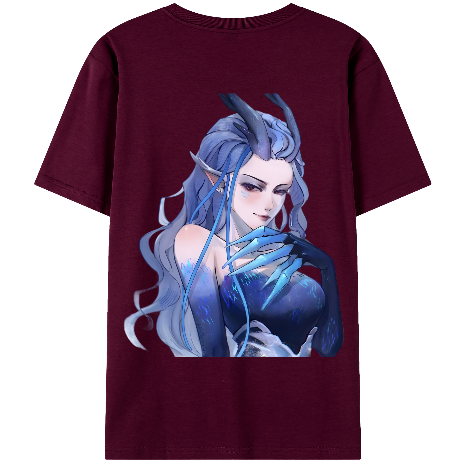 （画像用） Ne Zha 2 ナタ 魔童の大暴れ レディース半袖Tシャツ(バックプリント)